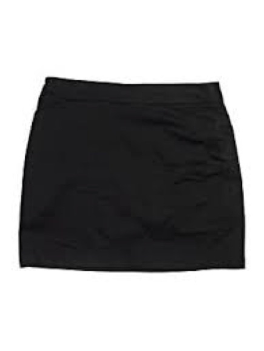 croft & barrow Black Stretch Skort - Sleek Straight Cut size 8 s/m